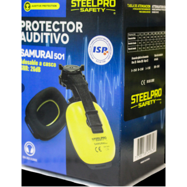 FONO SAMURAI 501 P/ CASCO 26dB ISP (PAR) - Imagen 3